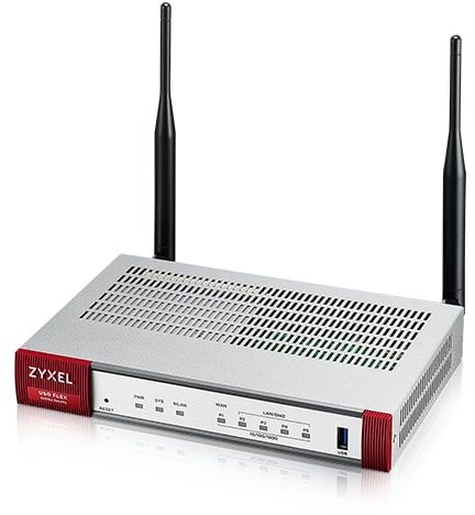 Межсетевой экран Zyxel USG Flex 100AX (USGFLEX100AX-RU0101F) AX1800 10/100/1000BASE-TX серебристый