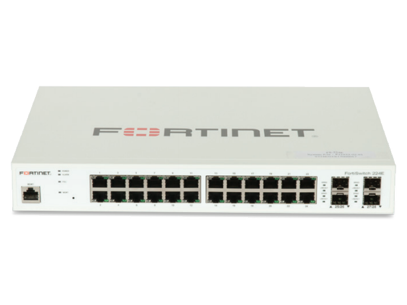 Fortinet FortiSwitch 224E — 24× Gigabit настольный коммутатор
