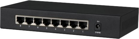 Коммутатор Dahua DH-PFS3008-8GT 8x1Гбит/с неуправляемый