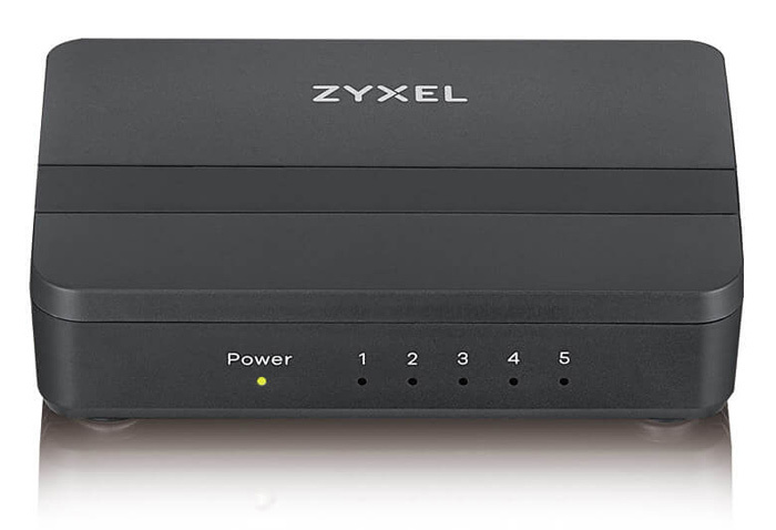 Коммутатор Zyxel GS-105SV2-EU0101F 5x1Гбит/с неуправляемый