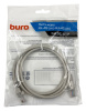 Патч-корд Buro UTP-5E-1.5M-G UTP 4 пары cat5E CCA molded 1.5м серый RJ-45 (m)-RJ-45 (m)