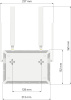 Роутер беспроводной Keenetic Skipper 4G (KN-2910) AC1200 10/100/1000BASE-TX/4G cat.4 серый