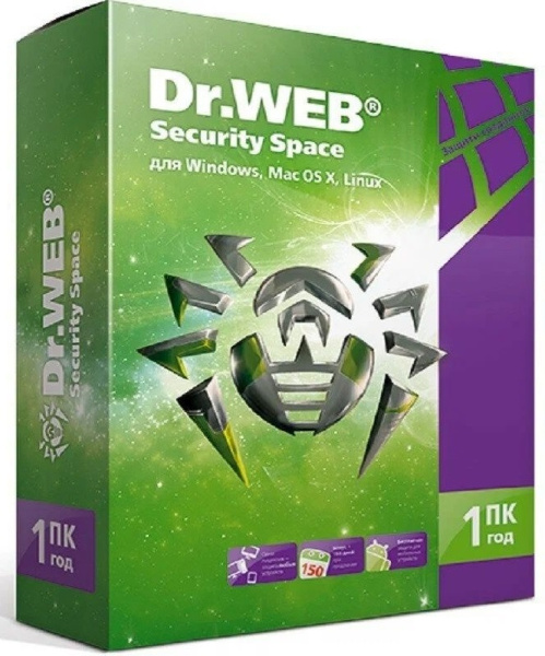 Программное Обеспечение DR.Web Security Space КЗ 1ПК 1г (BHW-B-12M-1-A3)