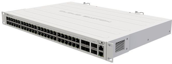 Коммутатор MikroTik CRS354-48G-4S+2Q+RM 1x100Мбит/с 48x1Гбит/с 4SFP+ 2xQSFP+ управляемый