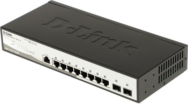 Коммутатор D-Link DGS-1210-10/ME/A1A 8x1Гбит/с 2SFP управляемый
