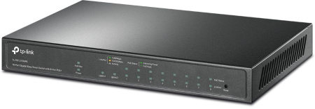 Коммутатор TP-Link TL-SG1210MPE (L2) 10x1Гбит/с 1xКомбо(1000BASE-T/SFP) 8PoE+ 123W настраиваемый