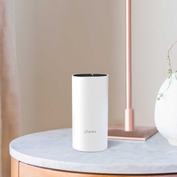 Бесшовный Mesh роутер TP-Link Deco M4 (DECO M4(2-PACK)) AC1200 10/100/1000BASE-TX белый (упак.:2шт)