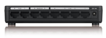 Коммутатор Zyxel GS-108SV2-EU0101F 8x1Гбит/с неуправляемый
