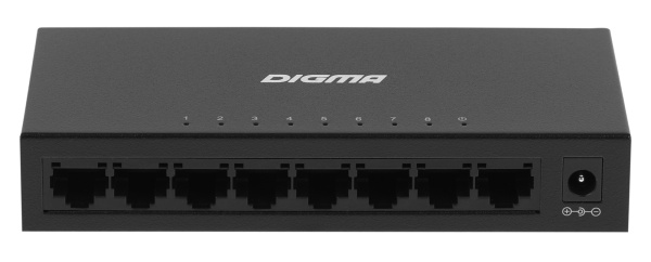 Коммутатор Digma DSW-208GE 8x1Гбит/с неуправляемый
