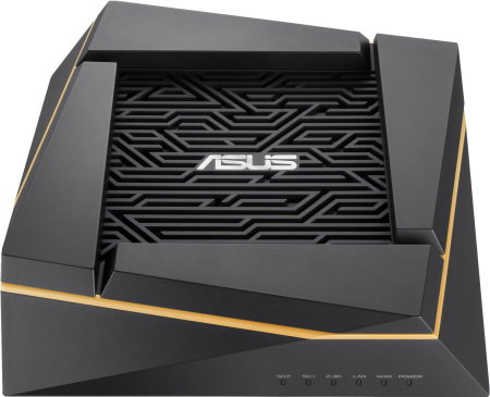 Роутер беспроводной Asus RT-AX92U(2-PK) AX6100 10/100/1000BASE-TX черный (упак.:2шт)