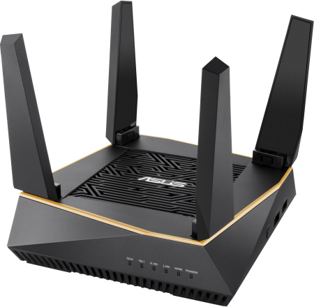 Роутер беспроводной Asus RT-AX92U(2-PK) AX6100 10/100/1000BASE-TX черный (упак.:2шт)