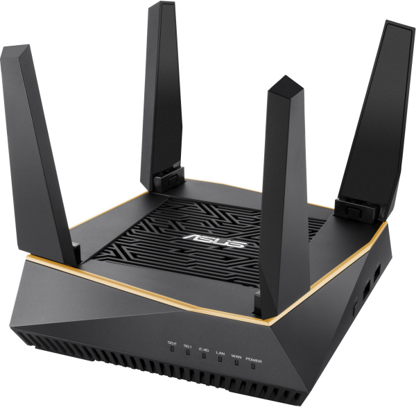 Роутер беспроводной Asus RT-AX92U(2-PK) AX6100 10/100/1000BASE-TX черный (упак.:2шт)