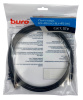 Патч-корд Buro STP 4 пары cat7 CCA molded 2м черный RJ-45 (m)-RJ-45 (m)