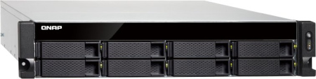 Сетевое хранилище NAS Qnap TS-883XU-RP-E2124-8G 8-bay стоечный Xeon E-2124