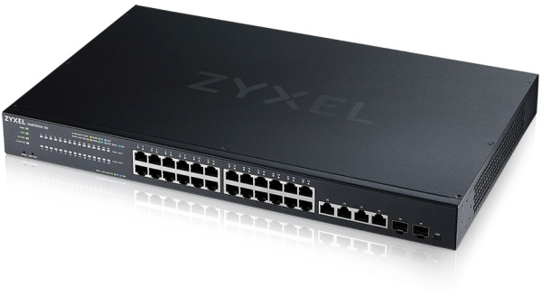 Коммутатор Zyxel XMG1930-30-ZZ0101F (L2+) 4x10Гбит/с 24x2.5Гбит/с 4SFP+ управляемый