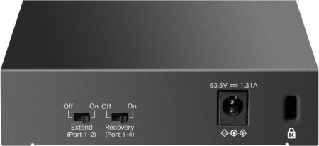 Коммутатор TP-Link LS105GP (L2) 5x1Гбит/с 4PoE 65W неуправляемый