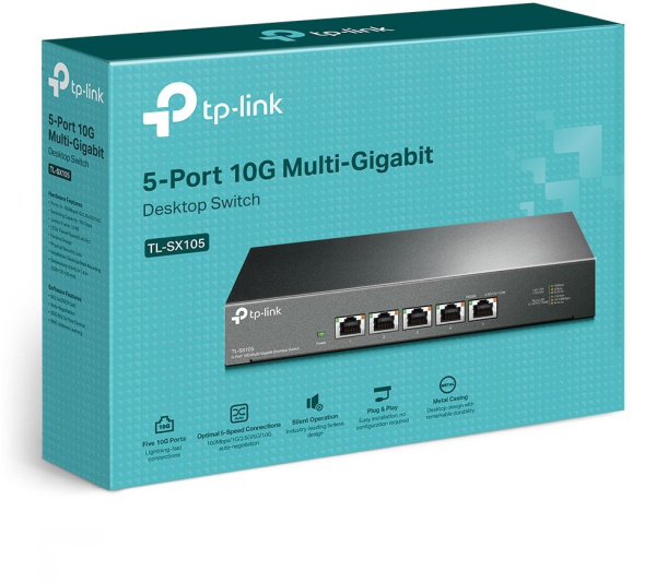 Коммутатор TP-Link TL-SX105 (L2) неуправляемый