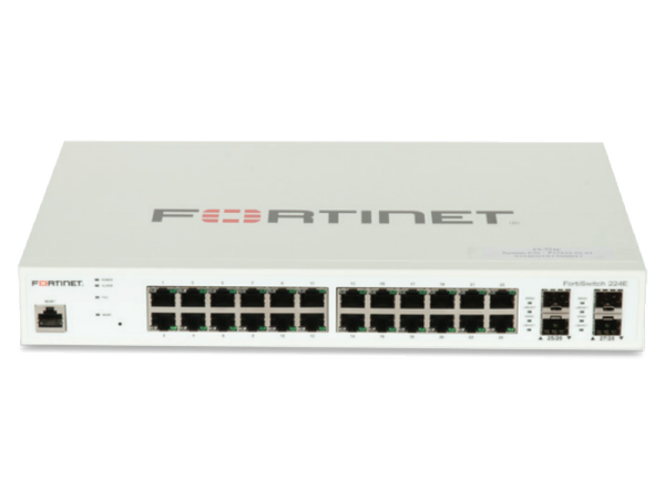 Fortinet FortiSwitch 224E — 24× Gigabit настольный коммутатор