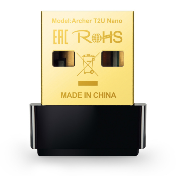 Сетевой адаптер Wi-Fi TP-Link Archer T2U NANO AC600 USB 2.0