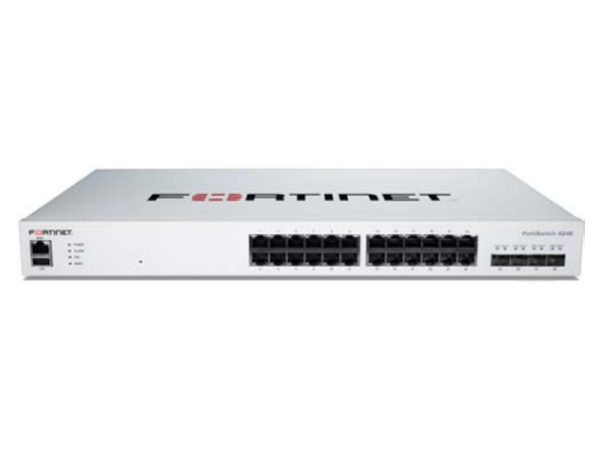Fortinet FortiSwitch 424E — 24× Gigabit + 10GE uplinks