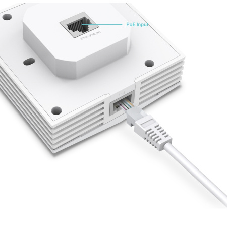 Точка доступа TP-Link EAP650-Wall AX3000 10/100/1000BASE-TX белый