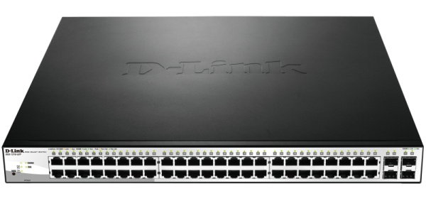 Коммутатор D-Link DGS-1210-52/F (L2) 48x1Гбит/с настраиваемый