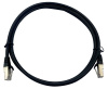 Патч-корд Buro STP 4 пары cat7 CCA molded 1.5м черный RJ-45 (m)-RJ-45 (m)
