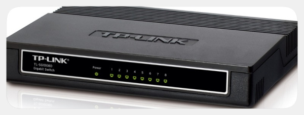 Коммутатор TP-Link TL-SG1008D (L2) 8x1Гбит/с неуправляемый