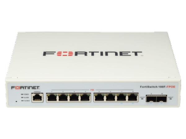 Fortinet FortiSwitch 108F — управляемый коммутатор 8× Gigabit