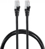 Патч-корд Buro STP 4 пары cat7 CCA molded 2м черный RJ-45 (m)-RJ-45 (m)