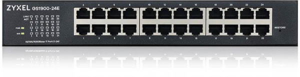 Коммутатор Zyxel GS1900-24E-EU0103F (L2) 24x1Гбит/с управляемый