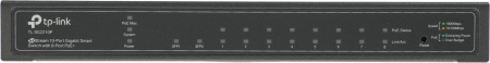 Коммутатор TP-Link SG2210P (L2) 8x1Гбит/с 2SFP 8PoE+ управляемый