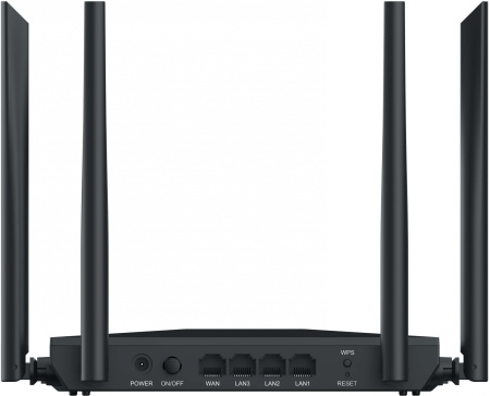 Роутер беспроводной Netis NC65 AC1200 10/100/1000BASE-TX черный
