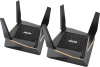 Роутер беспроводной Asus RT-AX92U(2-PK) AX6100 10/100/1000BASE-TX черный (упак.:2шт)