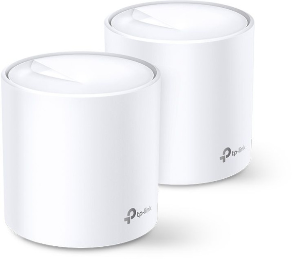Бесшовный Mesh роутер TP-Link Deco X60(2-Pack) 10/100/1000BASE-TX белый