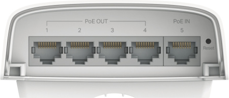 Коммутатор TP-Link SG2005P-PD (L2+) 5x1Гбит/с 4PoE+ 1PoE++ 64W управляемый