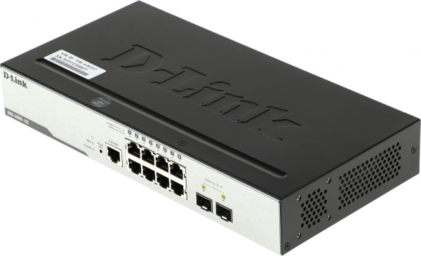 Коммутатор D-Link DGS-3000-10L/B1A 8x1Гбит/с 2SFP управляемый