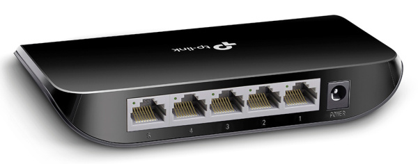 Коммутатор TP-Link TL-SG1005D (L2) 5x1Гбит/с неуправляемый