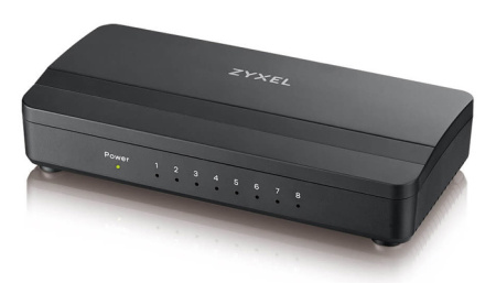 Коммутатор Zyxel GS-108SV2-EU0101F 8x1Гбит/с неуправляемый