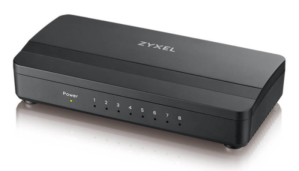 Коммутатор Zyxel GS-108SV2-EU0101F 8x1Гбит/с неуправляемый