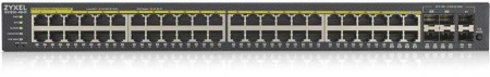 Коммутатор Zyxel GS192048HPV2-EU0101F (L2) 44x1Гбит/с 4xКомбо(1000BASE-T/SFP) 2SFP 48PoE+ 375W управляемый