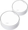 Бесшовный Mesh роутер TP-Link Deco X50-PoE (DECO X50-POE(2-PACK)) AX3000 1000/2500BASE-T белый (упак.:2шт)